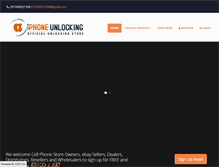 Tablet Screenshot of iphoneunlockingstore.com